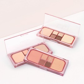 Amuse Vegan Face All Palette - /R, No. 02 Peach Glow / 어뮤즈 비건 페이스 올 팔레트 - /R,  02호 피치 글로우