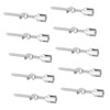 10Pcs Cross Cable Clamps 316 Stainless Steel Corrosion Resistant Cross