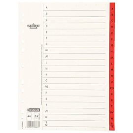 Esselte Numerical 69867 Heading, A4, Red