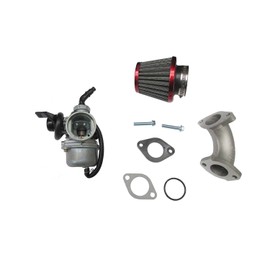Aquiver Auto Parts New 22mm PZ22 Carburetor Filter Intake Pipe CRF50 SSR Lifan 110 125 cc Dirt Pit Bike