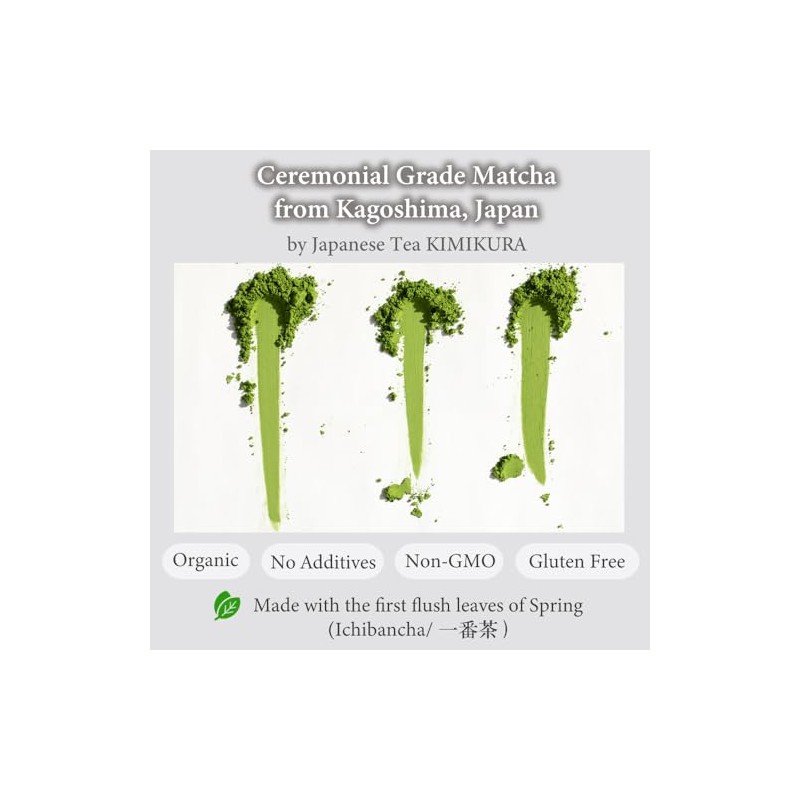 Organic Ceremonial Matcha Green Tea Powder - Premium Quality