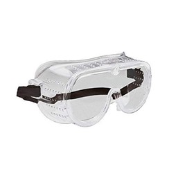 ERB Safety 15145 117 Splash Guard Goggles with Indirect Ventilation, Lens, Plastic, One Size, Clear