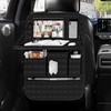 GMQ Seat Organizer 1 Pack, Car Backseat Organizer with Tray,Multifunctional