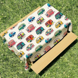 DPLin Camping Tablecloth 100% Waterproof Reusable Picnic Table Cover Camper Tablecloth Outdoor Picnic Blanket (PlasticCamper, 54" X108")
