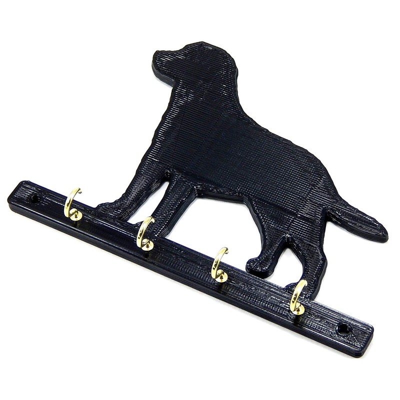 Labrador Retriever Dog Leash Holder - Comes with Four Hooks