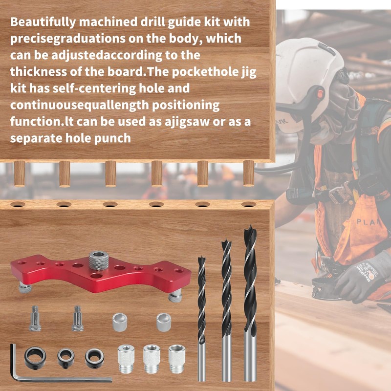 Drilling Template, Dowel Holes 6/8/10 mm Wooden Dowel Drilling Template,