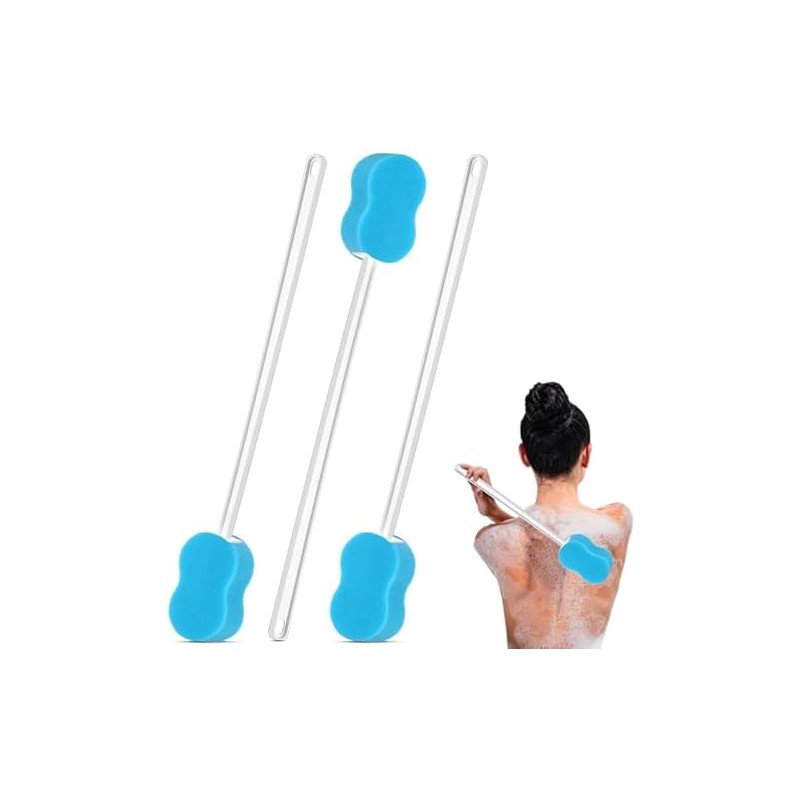 Esponja de Baño con Mango Largo de 57 cm (Paquete