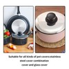 4 Pcs Pot Lid Knob, Universal Replacement Pan Lid Cover