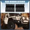 INFINAUTO Pair Black Left Right Soft Top Rear Window Clips