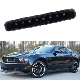 Cxdar Third 3rd Brake Light LED for 2005-2009 Ford Mustang, High Mount Rear Brake Lights Assembly for 05-09 Ford Mustang, Waterproof Center Cab Lamp Stop Light (Black)