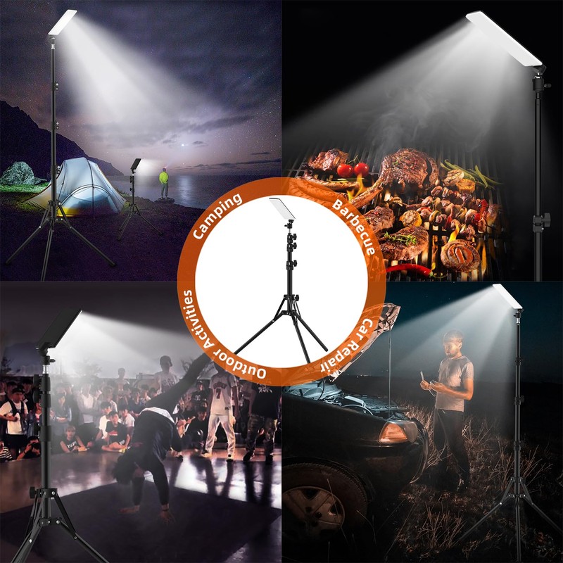 Camping Light,1680 Lumen Portable Light, LED Barbecue Lamp, Work Lights