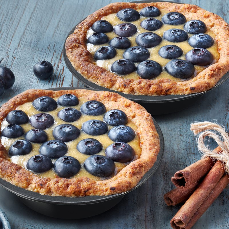 Meanplan Pie Dish Set Including Mini Pie Pans Nonstick 5