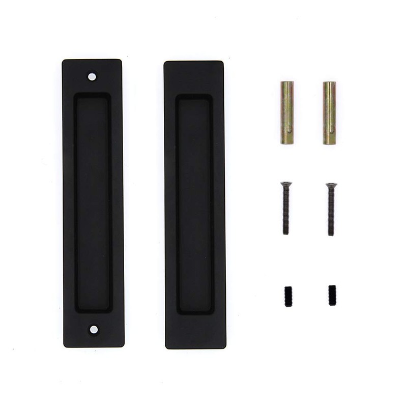 LWZH Sliding Barn Door Flush Handle 7.08" Invisible Recessed Finger Pull