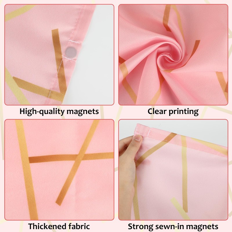 QOUBAI 8PCS Fluorescent Light Covers, 4x2 Feet Magnetic Light Cover