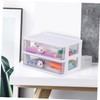GRIRIW Desktop Organizer Drawers Multi-purpose Storage Box for Office Supplies