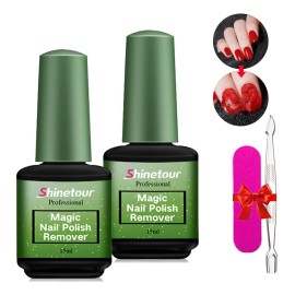 Mágico Remover Gel - Quita Gel Acrílico Esmalte, 2 Unidades