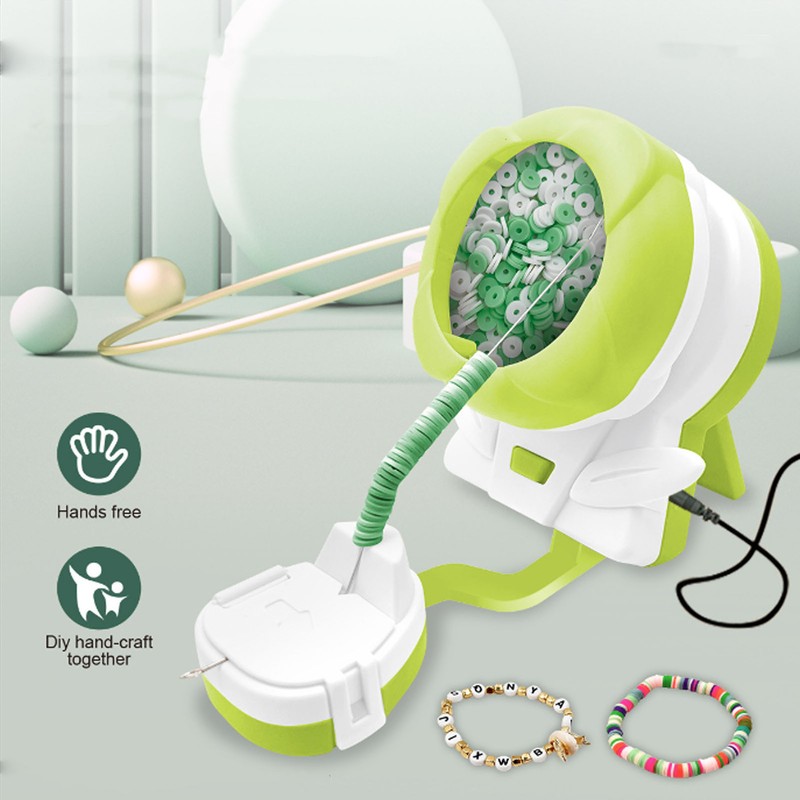 Electric Beading Machine Automatic Bead Spinner DIY Beads Stringing Tool