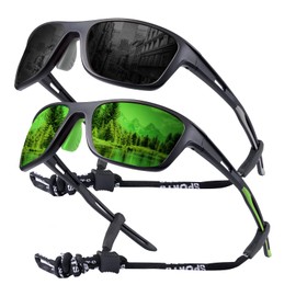 SKYWAY anteojos de sol deportivas polarizadas para hombres y mujeres, anteojos deportivas envolventes para béisbol, correr, ciclismo, protección UV402