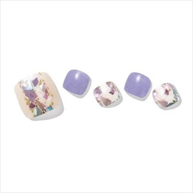Lisd'or Mauve Vivan Mauve Vivan Gel Nail Seal Foot Nail 31 Pieces