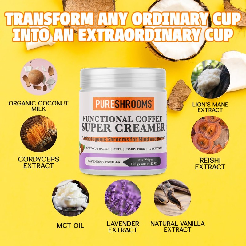 PureShrooms Original Creamer (Lavender Vanilla)