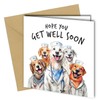 Oscar Finks Get Well Soon Funny Greeting Card #1673