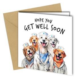 Oscar Finks Get Well Soon Funny Greeting Card #1673