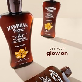 Hawaiian Tropic Dark Tanning Sun Care Moisturizing Oil - 8 Ounce