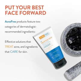 AcneFree Blackhead Removing Exfoliating Face Scrub 5 Ounce - Pack of 2