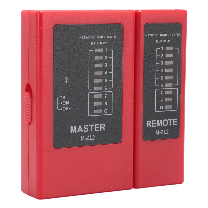 Network Cable Tester with LED Display for RJ45 RJ11 RJ12