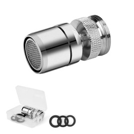 SHENGYIG 22mm Tap Aerator Anti-slip Design Adapter for Kitchen Taps and Bathroom Faucets with M22 Male Thread or M24 Female Thread