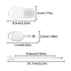 3Pcs Portable Hand Sanitizer Dispenser Travel Bottles Empty Bottles for