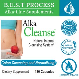 Morter HealthSystem Morter HealthSystem Alka?Cleanse (2 Pack) Best Process Alkaline D Herbal Detox Colon Cleanse & Digestive Distress Formula D Psyllium Husk, Probiotics, Enzymes & Herbs