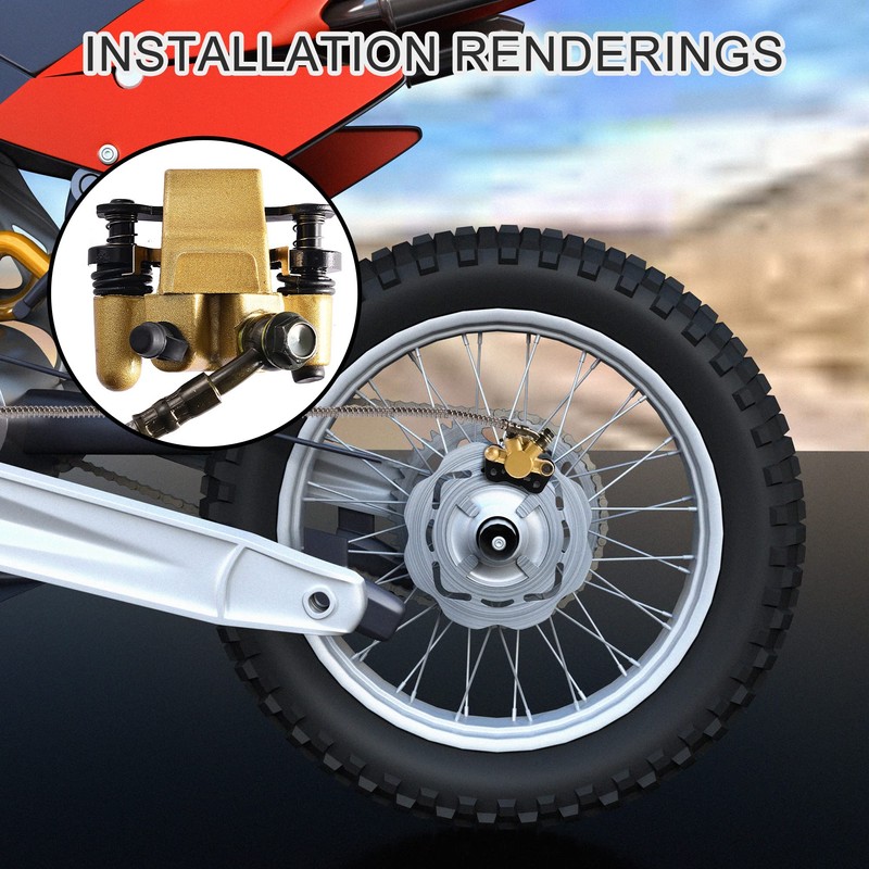 GOOFIT Front Disc Brake Master Cylinder Hydraulic Caliper Assembly for