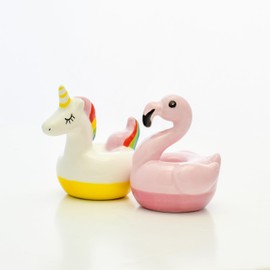 10 Stawberry Street Pool Float Salt & Pepper Shakers