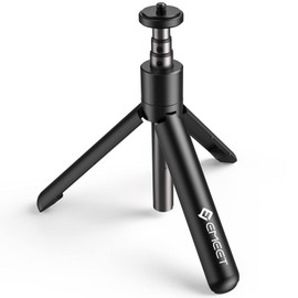 TD303 Mini Tripod EMEET Camera Stand, Webcam Stand, Camera Tripod, Tabletop Tripod, Compatible with 1/4" Screw Hole, Lightweight, Compact, Adjustable, Compact Camera, Compatible with eMeet Webcam C960