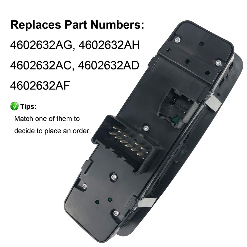 ORIGINSUN 4602632AH - Interruptor maestro de ventana para Dodge Journey