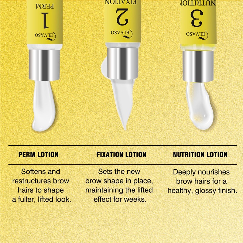 Eyebrow Lifting Set, DIY Brow Lifting Set for Home, Instant