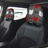 DSSWTP Ohio State Gray Universal Car Headrest Cover Soft Car