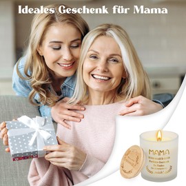 Geschenk für Mama, Duftkerzen Geschenkset zum Muttertag, Lavendel Duftkerze im Glas Muttertagsgeschenk Geburtstagsgeschenk Weihnachtsgeschenke Entspannung Geschenk für Mütter
