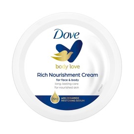 DOVE, Rich Nourishment Cream, Hidratacin Profunda y Nutricin de Larga Duracin, Crema Hidratante para Rostro y Cuerpo                                  