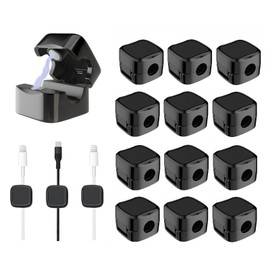 GGUFAY 12er-Pack Kabelhalter für den Schreibtisch, Kabel-Organizer, magnetischer Kabelclip, Telefon-Ladekabel-Organizer für Schreibtisch, Zuhause, Büro, Auto