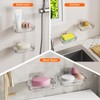 Bar Soap Dish 2 Pack,Self Draining Soap Holder for Shower,Wall