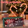 36" Outdoor Christmas Decorations, Auto Timer Real 30" Candy Cane