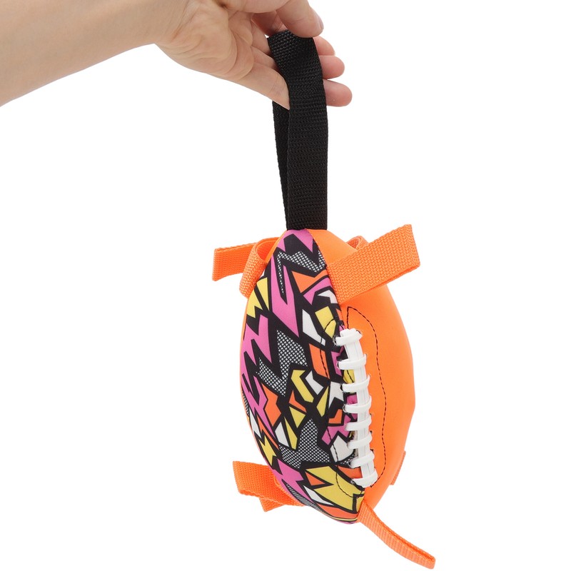Pet Rugby Toy Soft Interesting Dog Training Ball Toy for