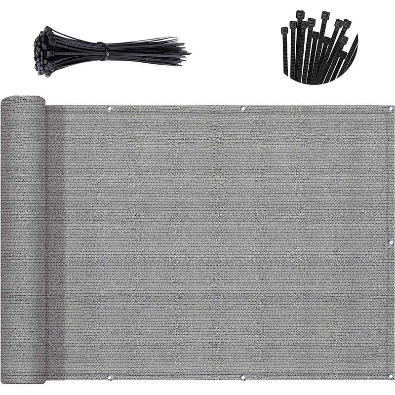 SUNNY GUARD 2.5/2.6/3/3.3/4/5/6/8 Balcony Privacy Screen Fence, Apartments Railing, Heavy