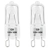 YEGRUEB G9 Heat Lamp Bulbs for Reptile,Day White, Mini Halogen