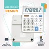 Premium Commercial 12-Digit Large Desktop Calculator with Huge 5-Inch LCD
