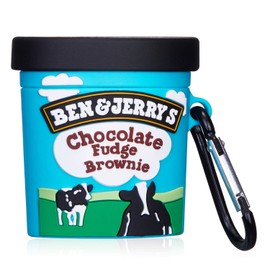 Funnysoul Case for AirPod 2nd/1st, Milk Icecream Air Pods 1/2 Cover for Girls Teens Kids, Cute Fashion Fun Cartoon Design Skin, Full Protective Accessories Keychain for AirPods 2&1 Charging Cases