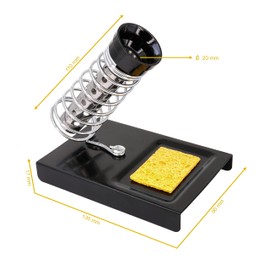 BIGtec Soldering Iron Stand Soldering Iron Holder Stand Soldering Iron Tray with Sponge for Soldering Desoldering