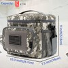FlowFly Tactical Lunch Bag Large Insulated Lunch Box Cooler Tote
